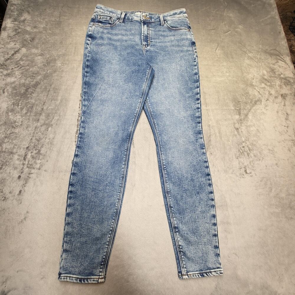 Old Navy Jeans Womens 10 Blue Rockstar Super Skinny High‎ Rise Stretch 30 Inseam